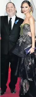  ?? Picture: Getty Images ?? Producer Harvey Weinstein and his wife Georgina Chapman.