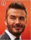  ??  ?? MODELLI DA COPIARE1. David Beckham (43) adora la barba al punto d’aver creato una linea di oli ad hoc. 2. George Clooney (57) è stato uno dei primi sex symbol a farsela crescere.