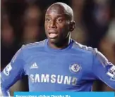  ??  ?? Senegalese striker Demba Ba