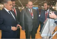  ??  ?? Qatar Charity CEO Yousuf bin Ahmed al Kuwari and other QC officials at the AidEX 2019 in Paris recently.