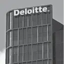  ?? AAP IMAGE/DAN HIMBRECHTS VIA REUTERS ?? A general view of the Deloitte Australia building in Parramatta, Sydney on Aug. 10, 2023.