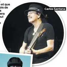  ??  ?? Carlos Santana