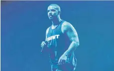 ?? FOTO: MYLES WRIGHT/DPA ?? 25 Titel umfasst Drakes Doppelalbu­m „Scorpion“.