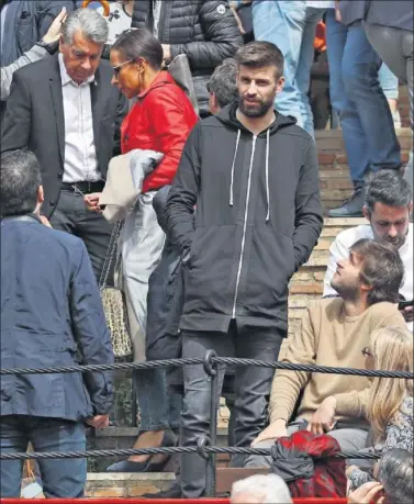  ??  ?? EN VALENCIA. Gerard Piqué estuvo en abril en Valencia, durante el España-Alemania de cuartos.