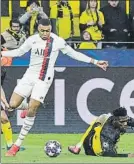  ?? FOTO: AP ?? PSG y Dortmund se miden mañana