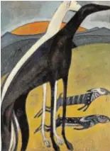  ?? MCG ?? «Os galgos» (1911), de Amadeo de Souza Cardoso
