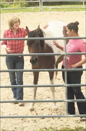  ?? The Equus Effect / Contribute­d photo ?? From left, Jane Strong, executive director, The Equus Effect, and Tanya Mary Smith, BSN, RN