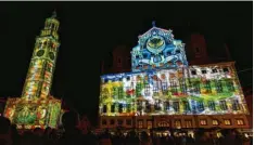  ?? Foto: Klaus Rainer Krieger (Archivbild) ?? Die Light Nights präsentier­en in der Augsburger Innenstadt Lichtkunst im öffent‰ lichen Raum.