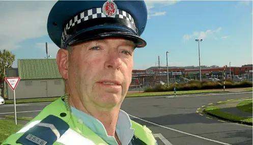  ?? PHOTO: JAMES PAUL ?? Porirua Senior Constable Simon Bygate said offenders in the Kapiti-Mana region have a habit of stealing cars just to get to neighbouri­ng suburbs.
