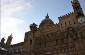  ?? CAIN BURDEAU VIA AP ?? This photo shows Palermo’s main cathedral, where Norman rulers of Sicily were entombed.