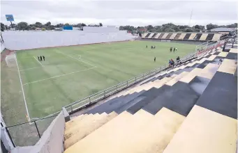  ?? ?? El estadio “La Catedral” de Mariscal López de San Estanislao, inaugurado en la primera etapa.