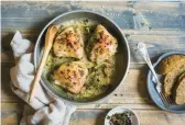  ?? DREAMSTIME ?? Versatile agrodolce sauce adds a tart-sweet tang to broiled or grilled chicken thighs.