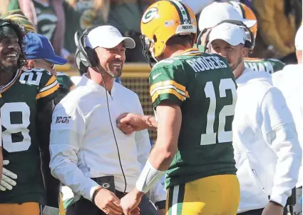  ?? MIKE DE SISTI / MILWAUKEE JOURNAL SENTINEL ?? Rookie coach Matt LaFleur led the Packers to a surprising 13-3 record last season.