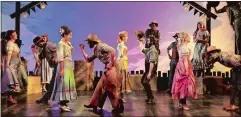  ?? PHOTO BY DIANE SOBOLEWSKI ?? The cast of Goodspeed Musicals’ “Oklahoma!”