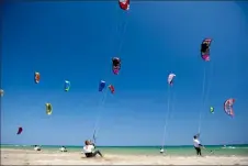  ??  ?? Le spot de kite- surf