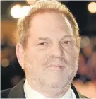  ??  ?? > Harvey Weinstein