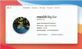  ??  ?? Apple’s developmen­t kit features macos 11 Big Sur and an A12Z processor.