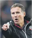  ??  ?? Phil Parkinson.