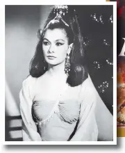  ??  ?? Gloria Milland in Fury of Achilles; top, Goliath and the Vampires (1961) with Gordon Scott (left) and Lenora Ruffo (inset) Opposite page, Sylva Koscina, Steve Reeves, and Gabriele Antonini in Hercules Unchained (1959)