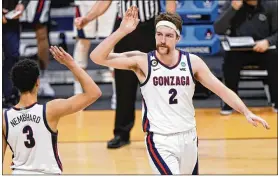  ?? ASSOCIATED PRESS ?? Gonzaga forward Drew Timme on advancing in the NCAA Tournament: “You gotta bring that fire. Because all it takes is one good game and you can be out.”