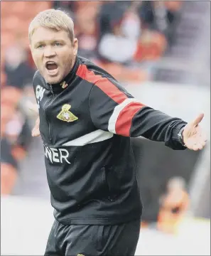  ??  ?? Doncaster Rovers’ manager Grant McCann is confident his team can compete with the likes of big League One rivals like Sunderland who make their first visit to the Keepmoat tonight.