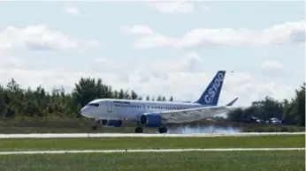  ?? CLEMENT SABOURIN/AFP/GETTY IMAGES FILE PHOTO ?? Piggybacki­ng on Bombardier’s CSeries may save Airbus $10 billion (U.S.) in developmen­t costs, one analyst says.