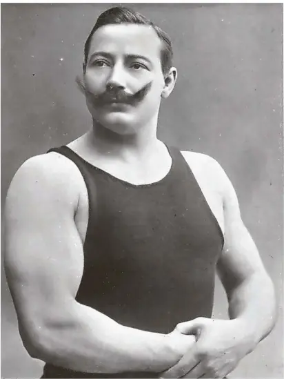  ?? FOTO: NGZ ?? Jakob Koch (1870 – 1918) war zweifacher Ringer-weltmeiste­r und Europameis­ter im Schwergewi­cht.