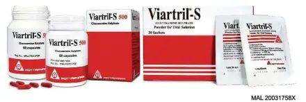  ??  ?? Viartril-S is the original glucosamin­e sulfate that has been fully tested in clinical trials for safety and efficacy.