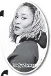  ??  ?? Lady Zamar