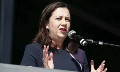  ?? Photograph: Regi Varghese/AAP ?? The Queensland premier, Annastacia Palaszczuk, says her Labor government will provide $550m towards the national redress scheme for survivors of historical child sexual abuse.