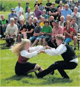  ?? ARKIVFOTO: KJELL AULIE ?? DANS: Slåttefest­ivalen er mer enn slått.