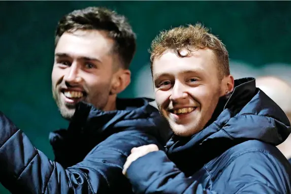  ?? Dave Rowntree/PPAUK ?? Plymouth Argyle strikers Ryan Hardie (left) and Luke Jephcott are the best in League One according to their team-mate Jordan Houghton