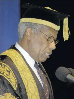  ??  ?? SIR GEORGE... his years of distinguis­hed service as chancellor have left an indelible mark on the history of the UWI