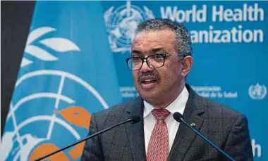  ?? Foto: AFP ?? Mit dem neuen Abkommen soll laut WHO-Chef Tedros Adhanom Ghebreyesu­s eine „Ich zuerst“-Mentalität vieler Länder wie in der Corona-Pandemie künftig verhindert werden.