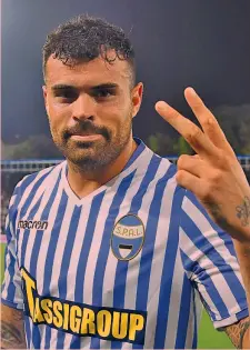  ?? GETTY ?? Andrea Petagna, 23 anni, dopo la doppietta all’Atalanta