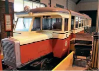  ??  ?? Among the museum’s exhibits is County Donegal Railway Walker-Gardner railcar No. 12 of 1934. HUGH DOUGHERTY