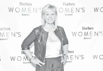  ?? — AFP file photo ?? Carlson attends the 2017 Forbes Women’s Summit in New York City.