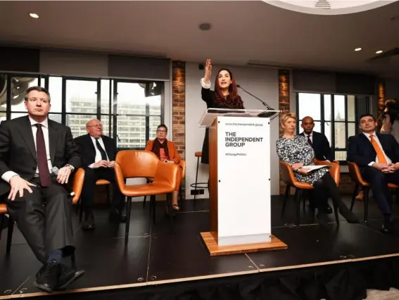  ??  ?? Luciana Berger accidental­ly announced herself as the ‘Labour member of parliament for Liverpool Wavertree’ (Getty )
