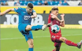  ?? FOTO: EFE ?? Kramaric trajo de cabeza a la defensa del Bayern Múnich