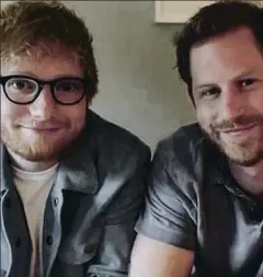  ?? REDES @SUSSEXROYA­L ?? Ed Sheeran i el príncep Enric d’Anglaterra