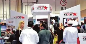  ??  ?? The Star Marketing stand at last year’s Pakistan Property Exhibition