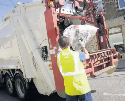  ??  ?? Rhondda Cynon Taf Council is enforcing a clampdown on ‘contaminat­ed’ waste among recycling