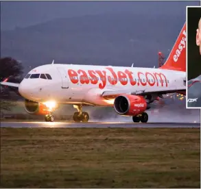  ??  ?? The man who is HIV positive had been offered a place on Easyjet’s training programme, and above, ex-Welsh rugby captain Gareth Thomas
