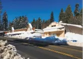  ?? Courtesy Kim McCarthy ?? 50 Grand Restaurant and Bar in Pollock Pines (El Dorado County) was overwhelme­d with stranded travelers after a week of heavy snow.