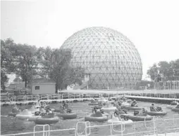  ?? RICHARD BUCHAN/THE CANADIAN PRESS FILE PHOTO ?? The Cinesphere in 2004, when the surroundin­g theme park was still fully open.