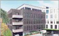  ?? Contribute­d rendering ?? A proposal for 44 residentia­l units at 581 West Putnam Ave. is raising concerns about community character and overdevelo­pment.