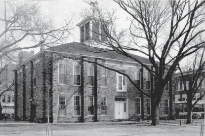  ?? THE OKLAHOMAN ARCIVE ?? The Creek Council House, shown in the first half of the 1900s.