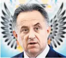  ?? Foto: AP / Alexander Zemlianich­enko Jr. ?? Wenn Witali Mutko nicht von sich aus geht, könnte er fliegen.