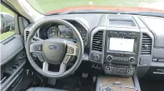  ?? GRAEME FLETCHER/DRIVING ?? The opulent 2018 Ford Expedition’s interior
