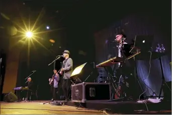  ?? JULIO CORTEZ — THE ASSOCIATED PRESS FILE ?? In this file photo, The Hit Men play music during a show at the Axelrod Performing Arts Center, in Deal Park, N.J. The Musicians Hall of Fame and Museum in Nashville is giving The Hit Men its “Road Warriors” award later this month. The group will play a concert in Nashville on.